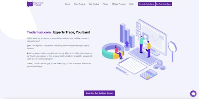 Trademum.com – копитрейдинг и заработок на криптовалюте