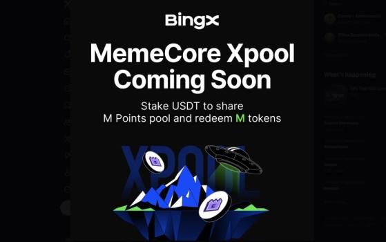 Xpool MemeCore (M) на BingX: стейкинг USDT