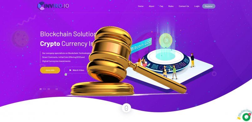 Inviro.io — SCAM! Компенсации выплачены.