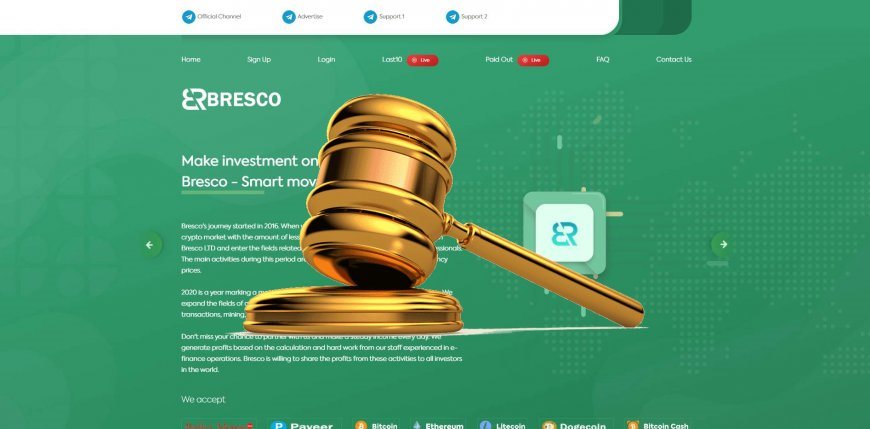 Bresco.ltd — SCAM! Компенсации выплачены.